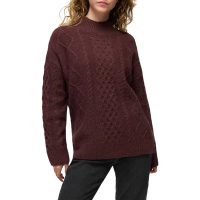 Prana Amber Mountain Cable Sweater In Multi
