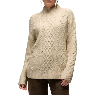 Prana Amber Mountain Cable Sweater In Multi
