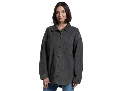 Prana Annie's Canyon Cord Shacket In Black