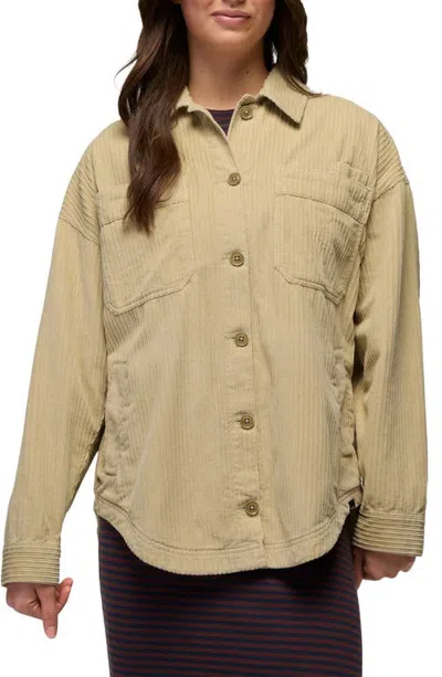 Prana Annies Canyon Corduroy Shacket In Brown