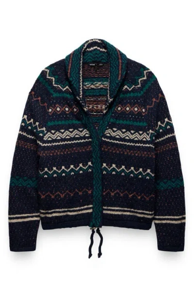 Prana Arctic Poppy Sweater Cardigan In Multi