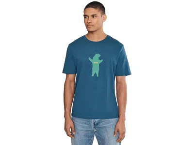 Prana Bear Squeeze Journeyman Short Sleeve T-shirts In Blue