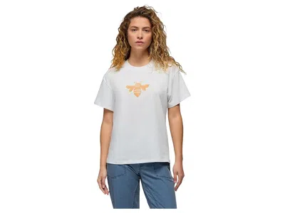 Prana Bee Journeyman Short Sleeve T-shirts In White