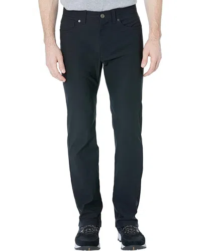 Prana Brion Pants Ii Men's Black Stretch Flat Front Straight Leg Jdm1892