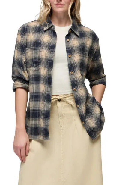 Prana Cabin Core Plaid Flannel Shirt In Multi