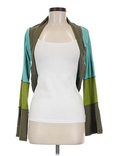 Pre-owned Prana Cardigan Sweater In Green