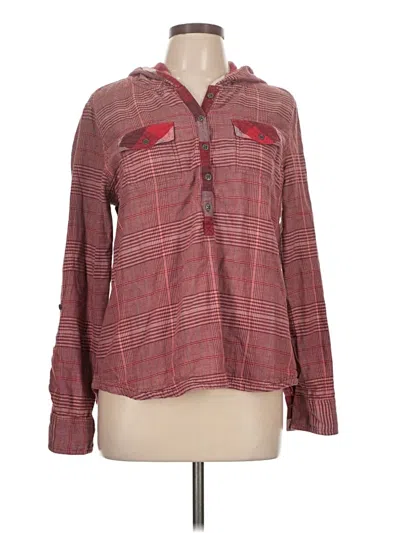 Pre-owned Prana Cardigan Sweater In Red