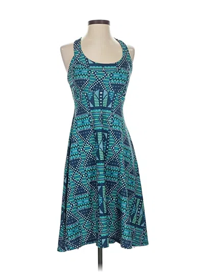 Pre-owned Prana Casual Dress In Blue
