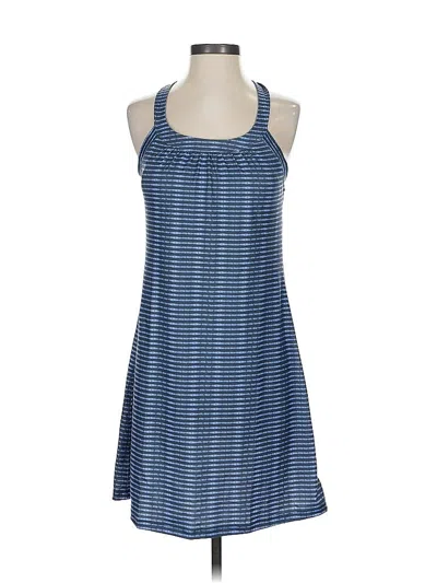 Pre-owned Prana Casual Dress In Blue