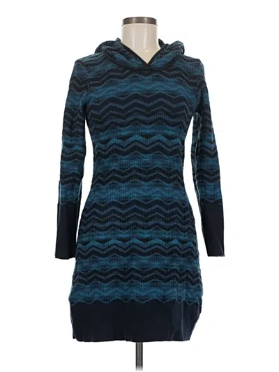Pre-owned Prana Casual Dress In Blue