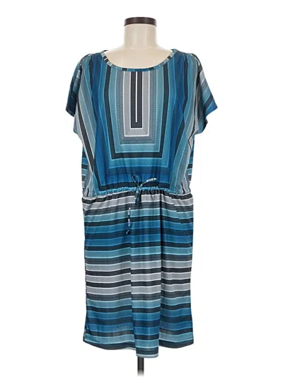 Pre-owned Prana Casual Dress In Blue