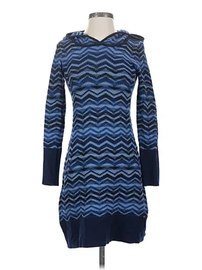 Pre-owned Prana Casual Dress In Blue