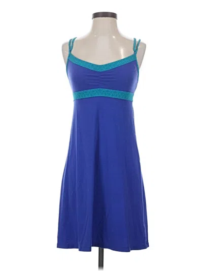 Pre-owned Prana Casual Dress In Blue