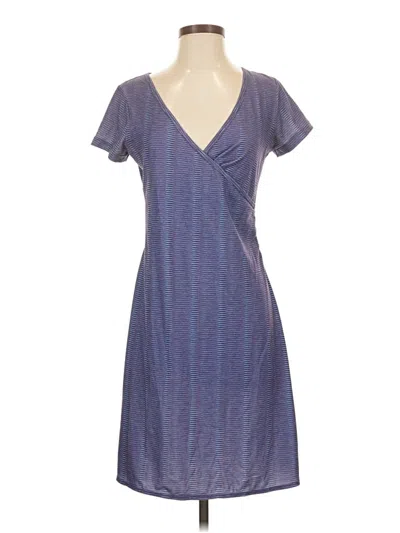 Pre-owned Prana Casual Dress In Blue