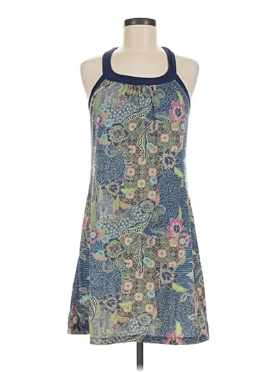 Pre-owned Prana Casual Dress In Blue