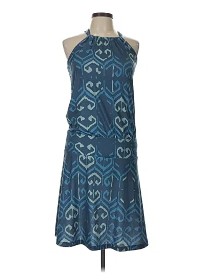 Pre-owned Prana Casual Dress In Blue