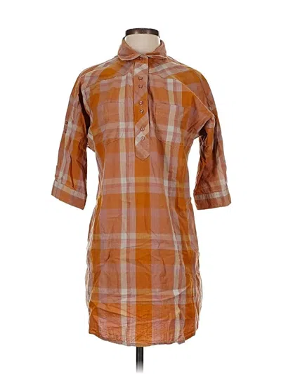 Pre-owned Prana Casual Dress In Brown