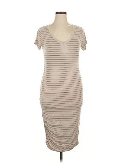 Pre-owned Prana Casual Dress In Brown