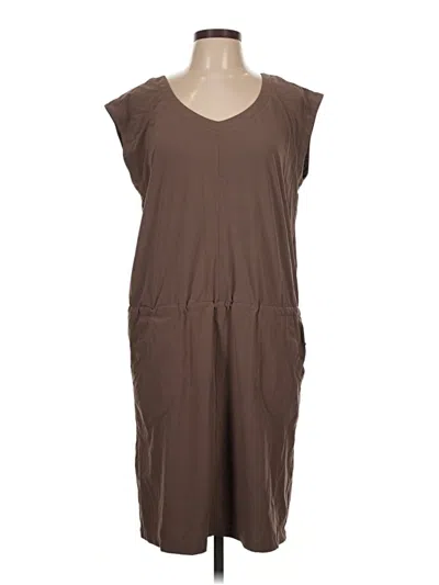 Pre-owned Prana Casual Dress In Brown