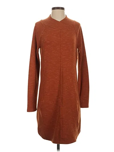Pre-owned Prana Casual Dress In Brown