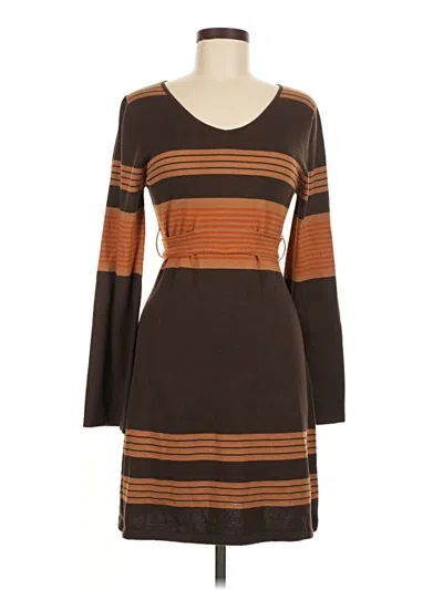 Pre-owned Prana Casual Dress In Brown