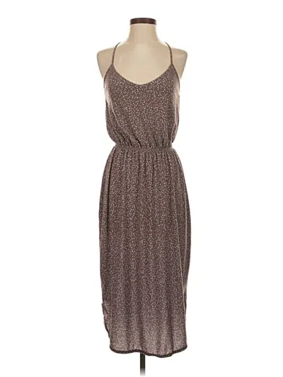 Pre-owned Prana Casual Dress In Brown