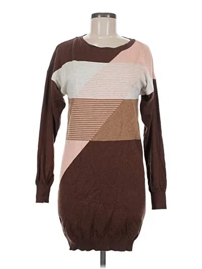 Pre-owned Prana Casual Dress In Brown