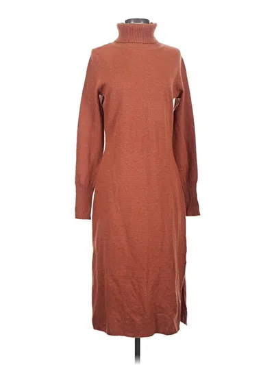 Pre-owned Prana Casual Dress In Brown