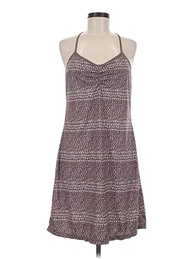 Pre-owned Prana Casual Dress In Brown