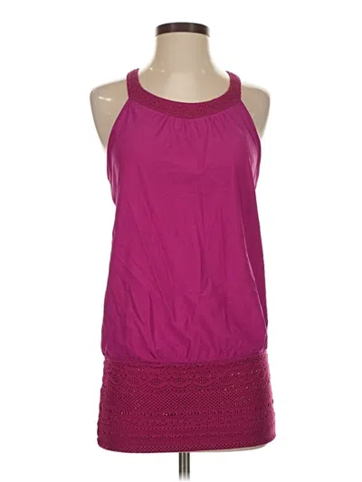 Pre-owned Prana Casual Dress In Burgundy