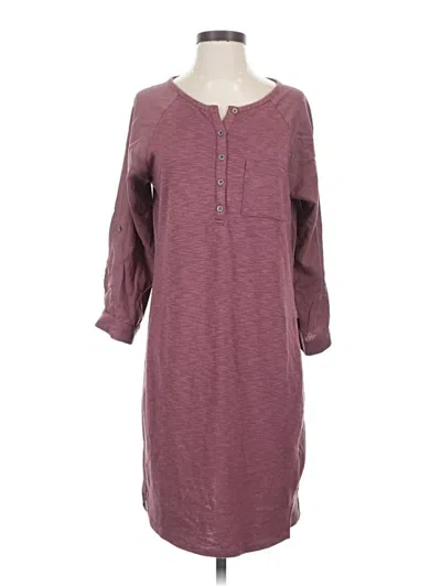 Pre-owned Prana Casual Dress In Burgundy