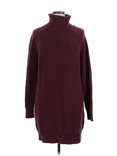 Pre-owned Prana Casual Dress In Burgundy