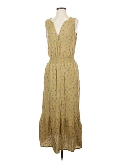 Pre-owned Prana Casual Dress In Gold