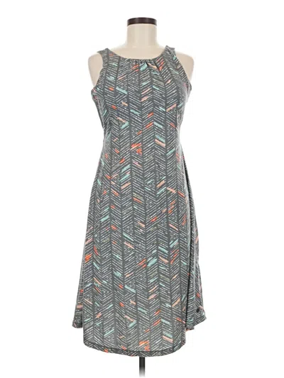 Pre-owned Prana Casual Dress In Gray