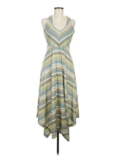 Pre-owned Prana Casual Dress In Gray