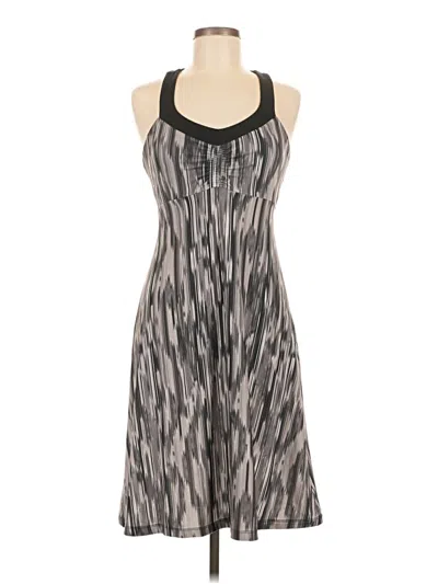 Pre-owned Prana Casual Dress In Gray