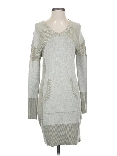Pre-owned Prana Casual Dress In Gray