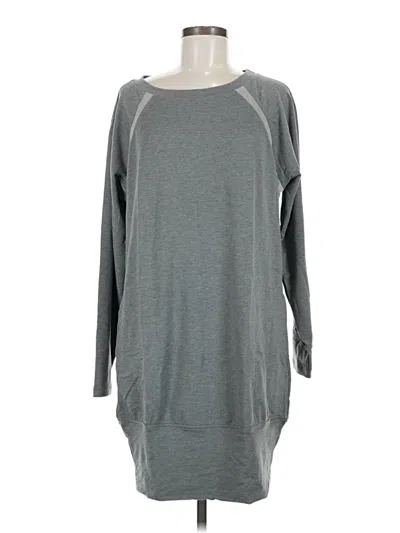 Pre-owned Prana Casual Dress In Gray