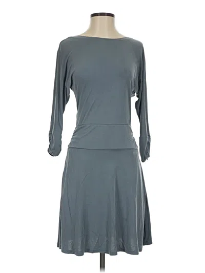 Pre-owned Prana Casual Dress In Gray