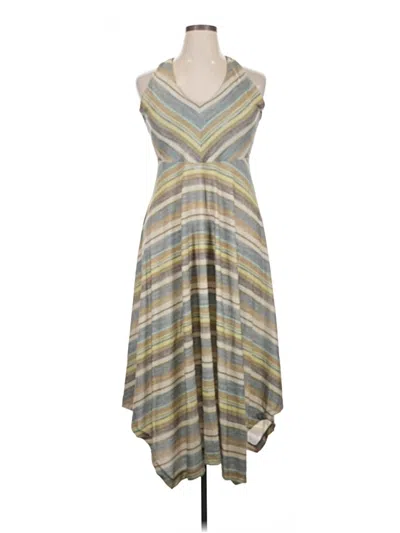 Pre-owned Prana Casual Dress In Gray