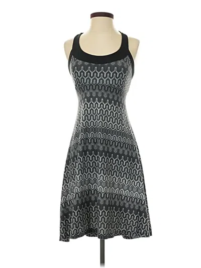 Pre-owned Prana Casual Dress In Gray