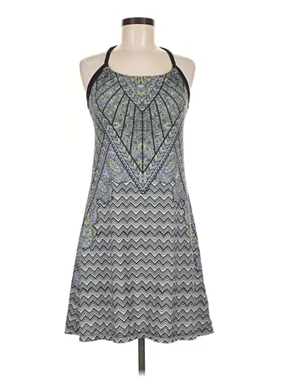 Pre-owned Prana Casual Dress In Gray