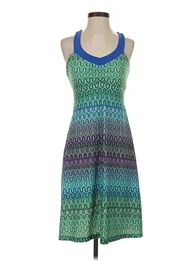 Pre-owned Prana Casual Dress In Green