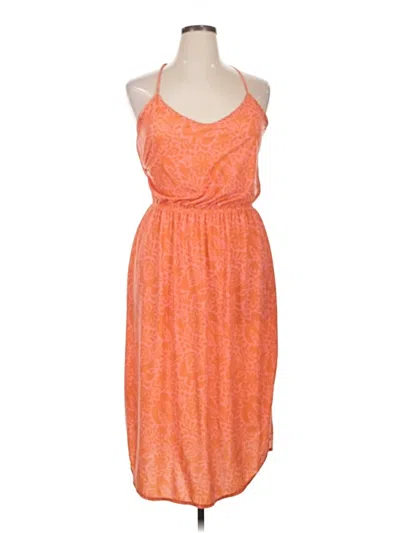 Pre-owned Prana Casual Dress In Orange