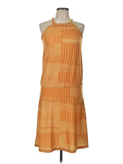 Pre-owned Prana Casual Dress In Orange
