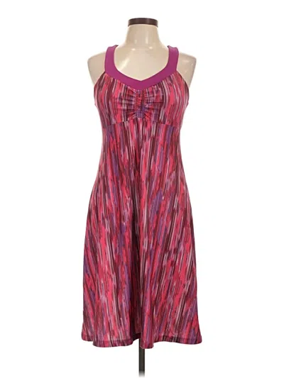 Pre-owned Prana Casual Dress In Pink