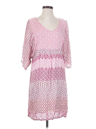 Pre-owned Prana Casual Dress In Pink