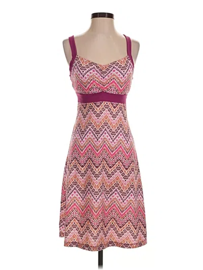 Pre-owned Prana Casual Dress In Pink