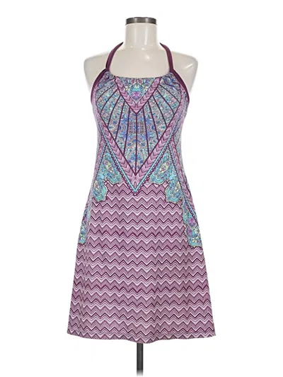 Pre-owned Prana Casual Dress In Purple