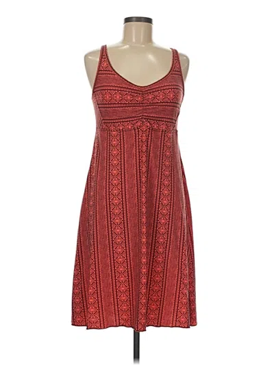 Pre-owned Prana Casual Dress In Red